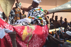 Nana Owusu Korkor II coronation festivities (on palanquin)