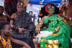 Nana Owusu Korkor II , current Tetremhene (sitting in state with green cloth)
