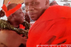 Nana Owusu Korkor II, current Tetremhene (right)