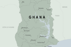 Map of Ghana